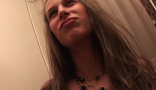 Busty college mediocre cocksucking coupled with fucking